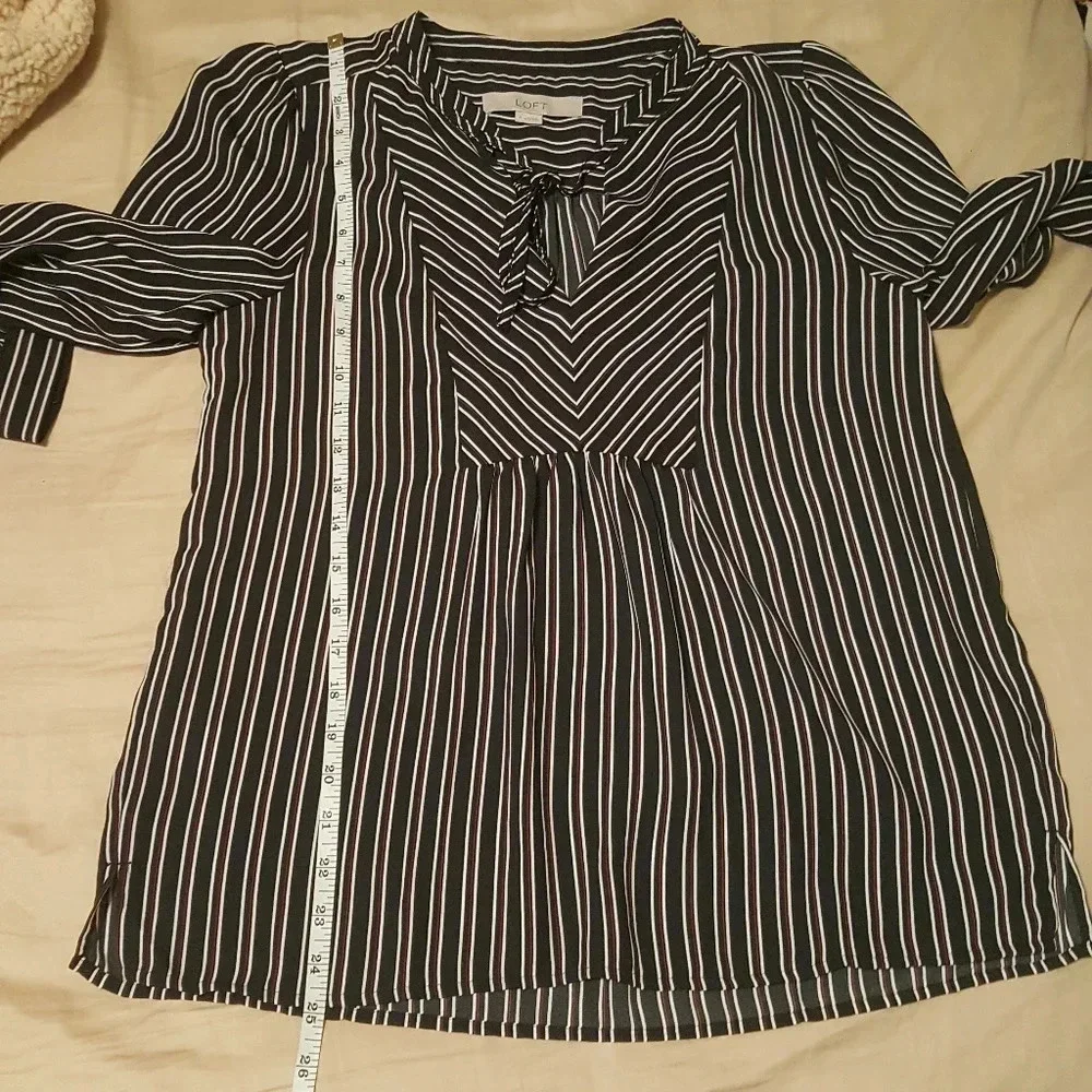 LOFT striped blouse